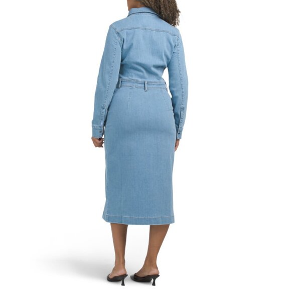 7 FOR ALL MANKIND Visalia Luxe Denim Dress - Picture 2 of 2